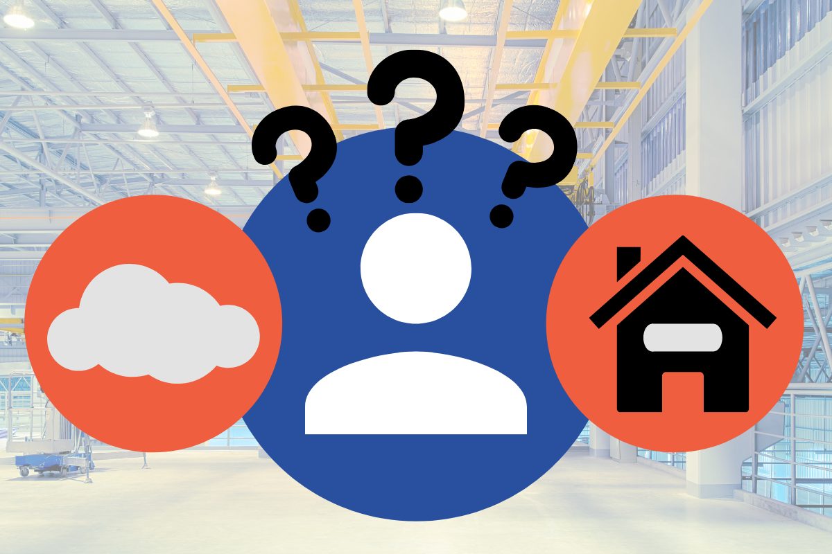 On premise vs. cloud software – which solution optimizes manufacturing?